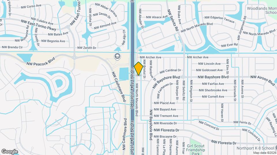 709 NW North Macedo Blvd Map and Location Details