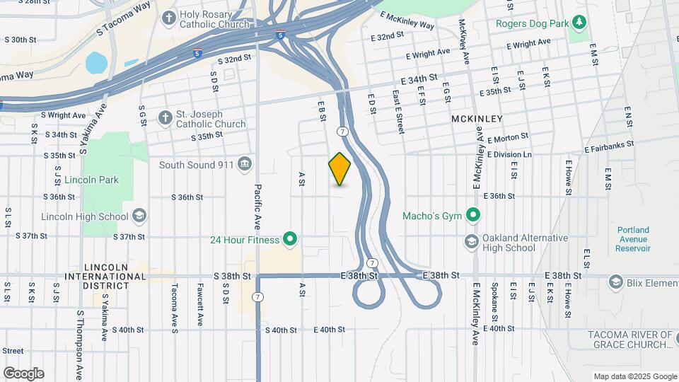 209 E 36th St Mapa y Detalles de la Ubicación