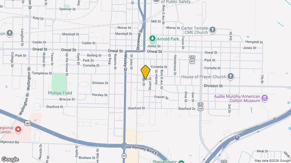 4103 Johnson St Map and Location Details