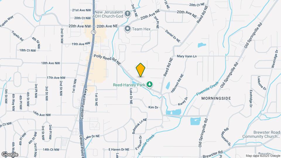 314 Polly Reed Rd NE Map and Location Details