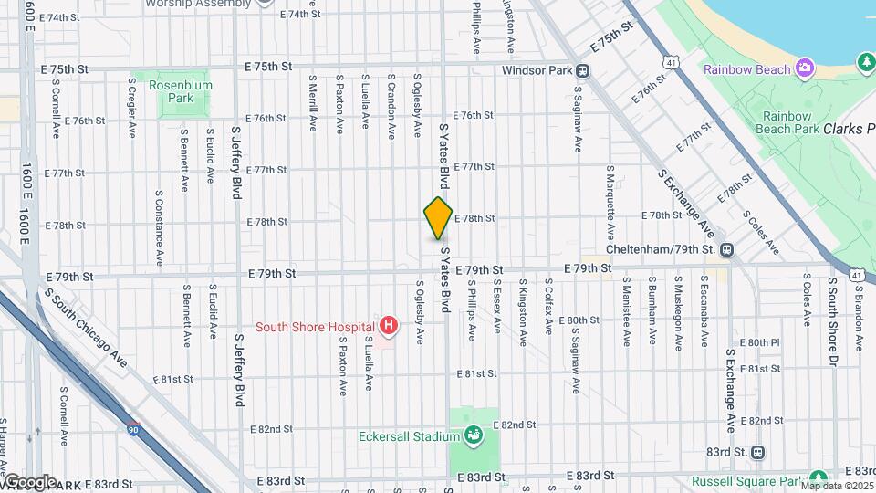 7830 S Yates Blvd Map and Location Details