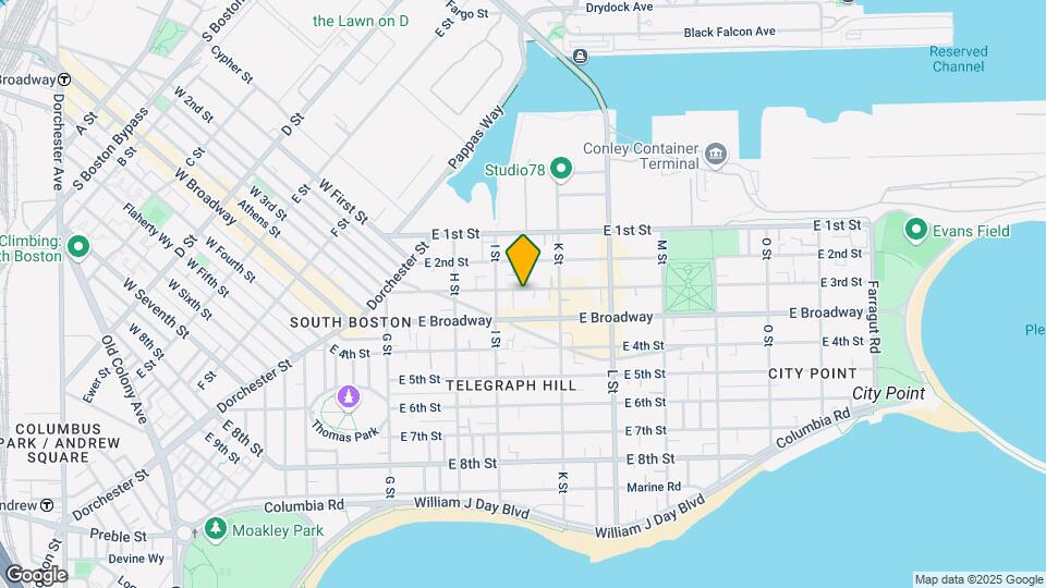 525 E 3rd St, Unit 2F Map and Location Details