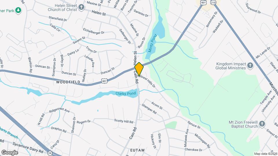 2125 Forest Hills Dr Map and Location Details