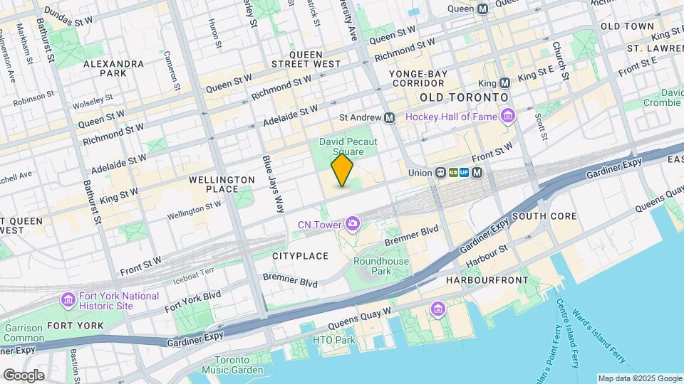 250 Front St W Map and Location Details