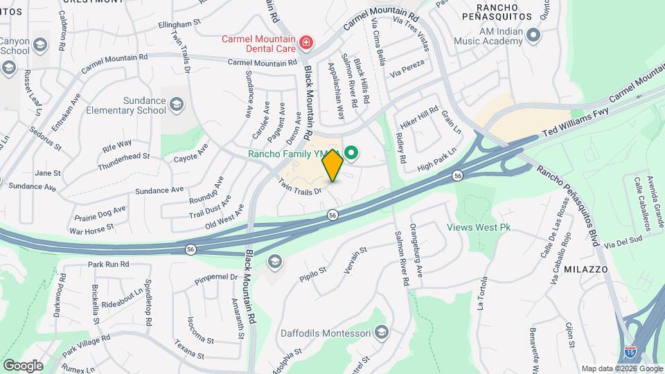 9428 Twin Trails Dr, Unit 302 Map and Location Details