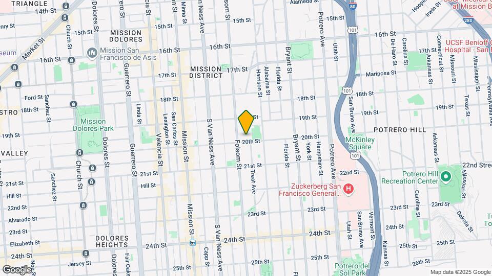 3264-3268 20th St Map and Location Details