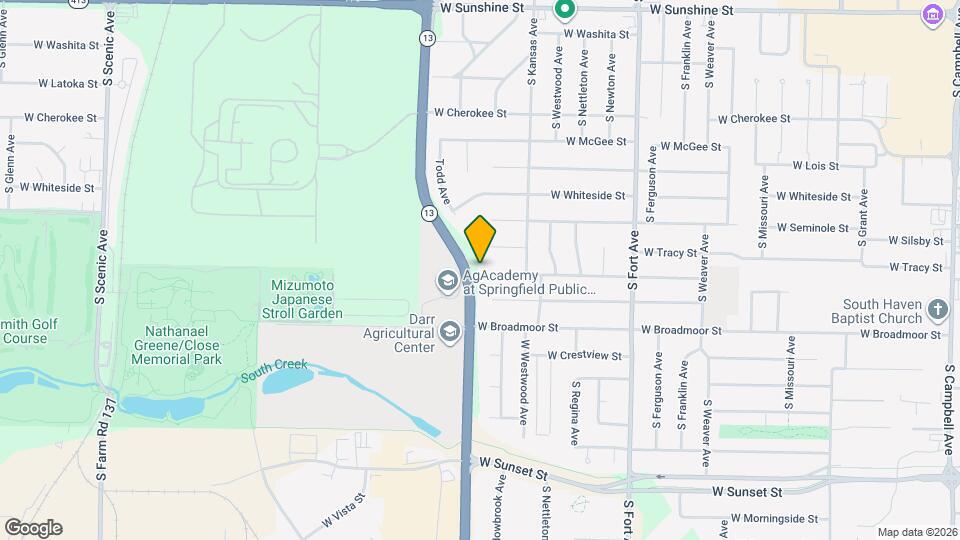 1651 W Wayland St Map and Location Details