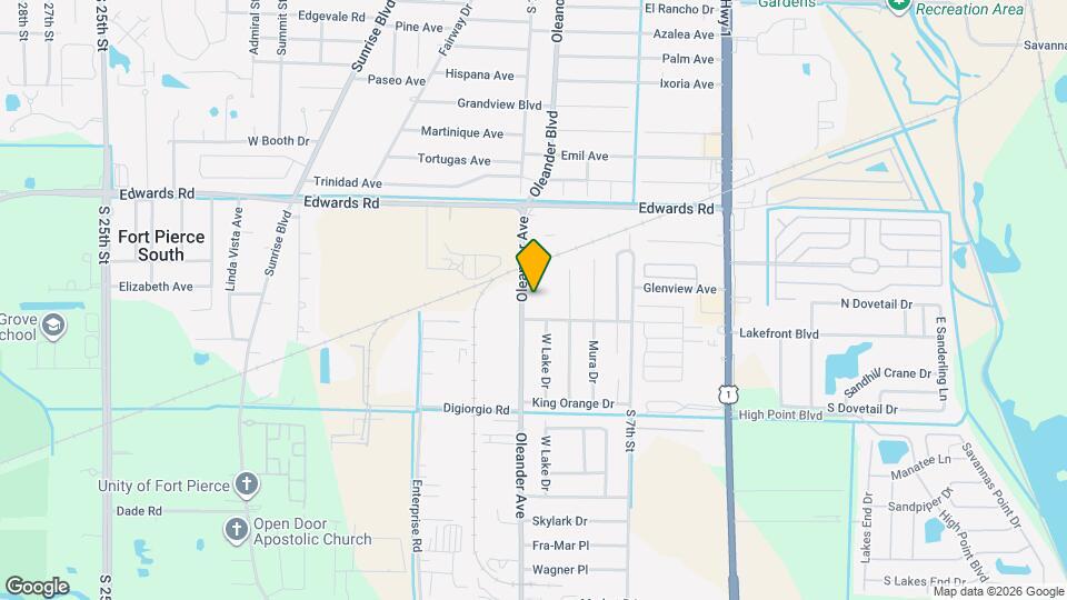 3174 Oleander Ave Map and Location Details