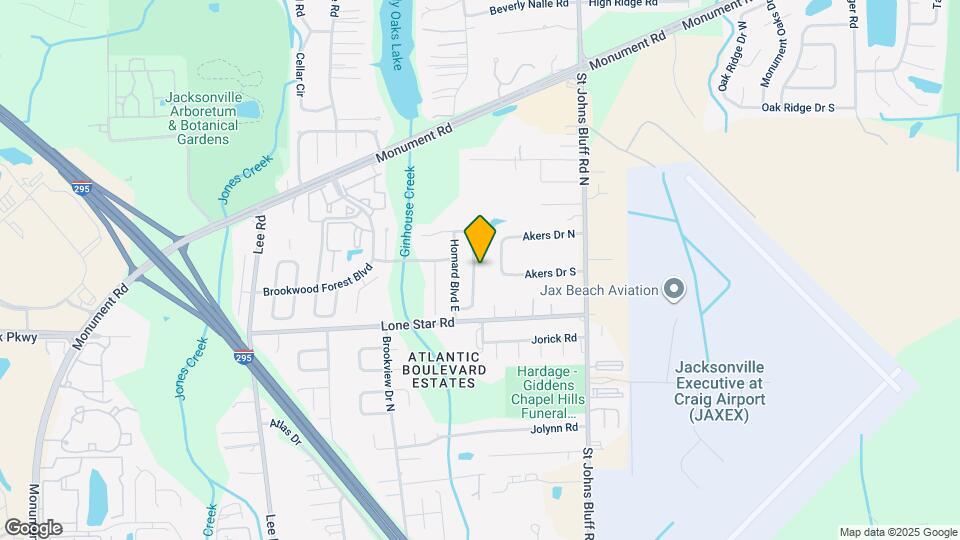 1169 Brookwood Bluff Rd E Map and Location Details