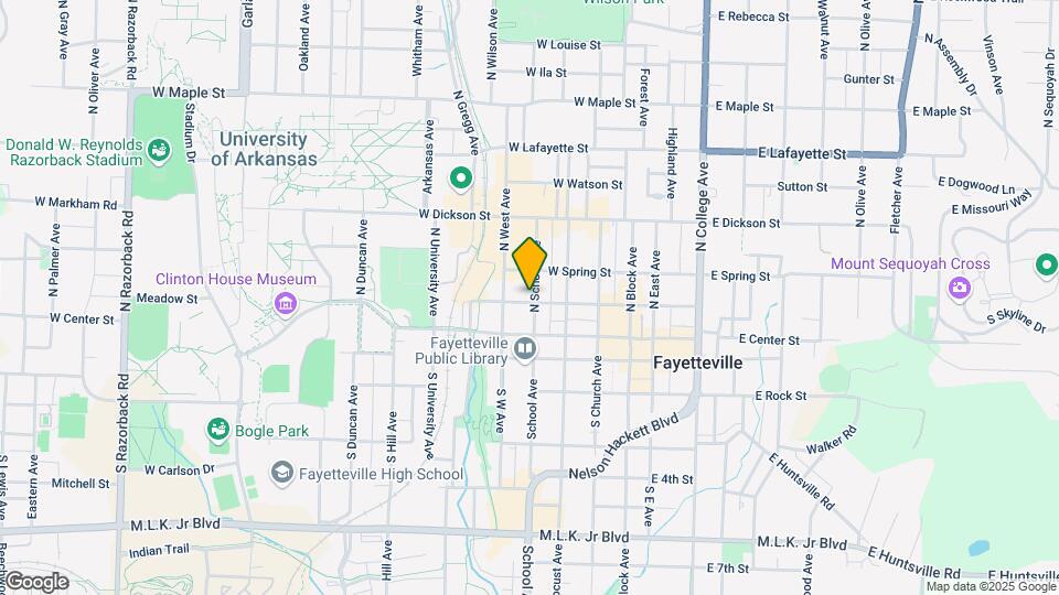 103 N School St Map and Location Details