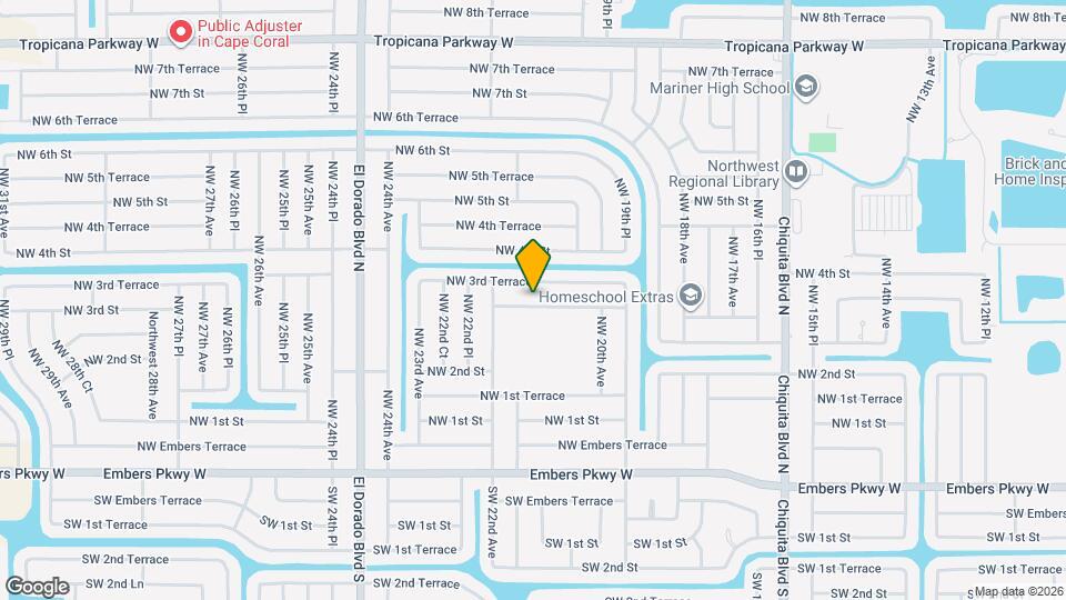 2045 NW 3rd St Map and Location Details