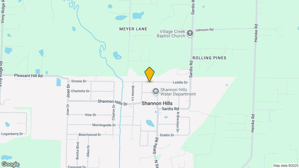 10501 Laddie Dr Map and Location Details