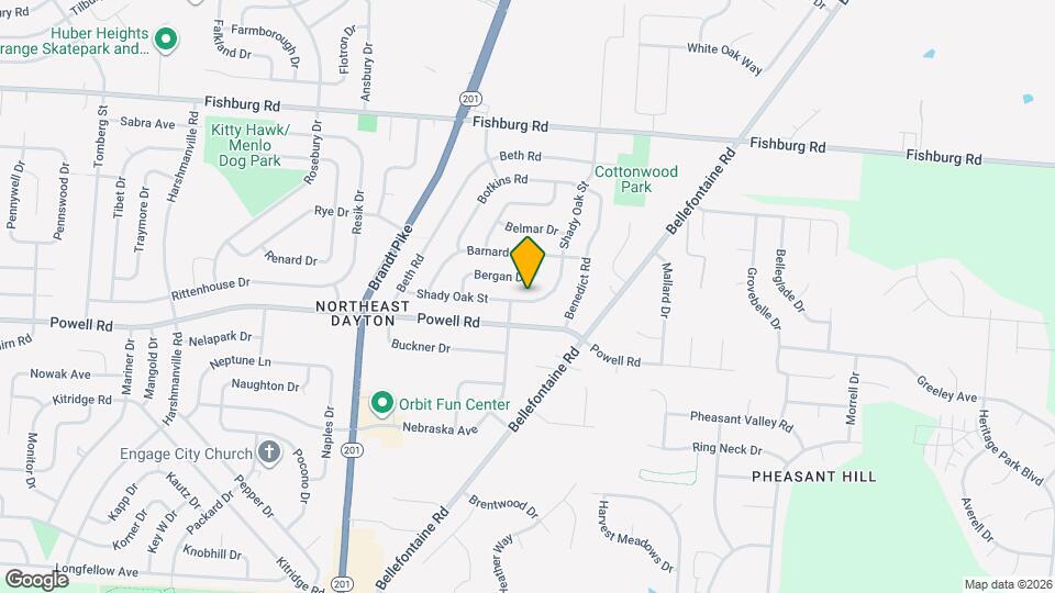 5619 Shady Oak St Map and Location Details