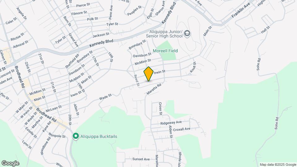 1303 Wade St Map and Location Details