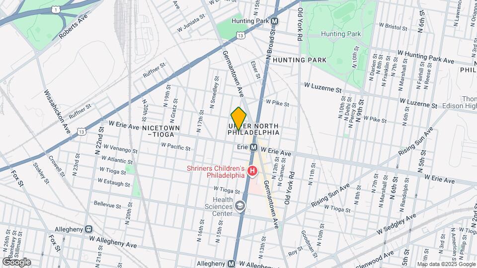 3719 N 15th St, Unit Unit 1 Map and Location Details