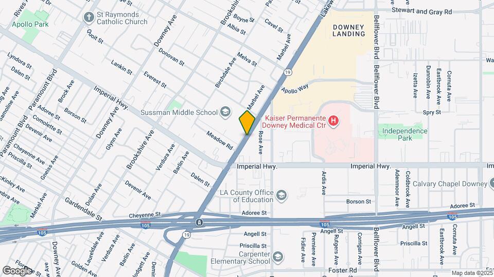 12520 Lakewood Blvd Map and Location Details