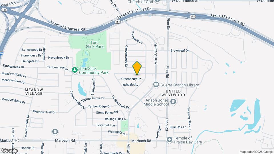 7023 Greenberry Dr Map and Location Details