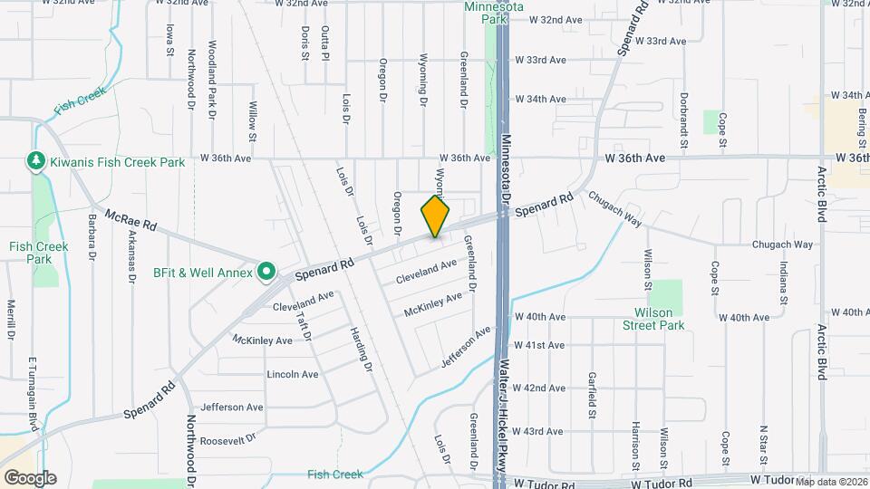 3811 Spenard Rd, Unit SI ID1537057P Map and Location Details