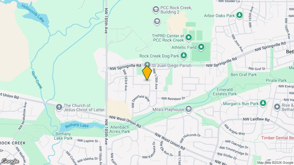 17923 NW Sylvania Ln Map and Location Details