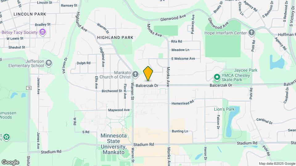 166 Balcerzak Dr Mapa y Detalles de la Ubicación