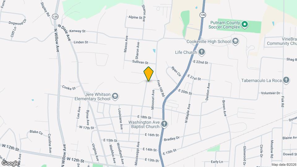 1985 Mississippi Ave Mapa y Detalles de la Ubicación