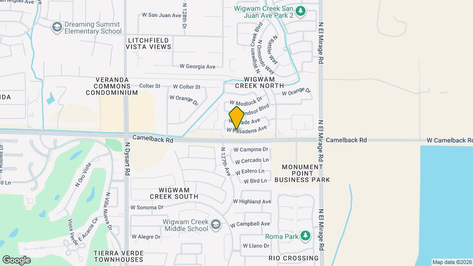 12617 W Pasadena Ave Map and Location Details