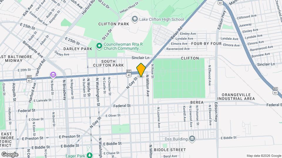 1828 N Port St Map and Location Details