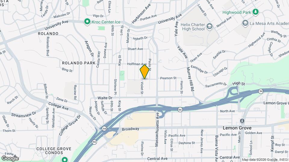 7105 Pearson St Map and Location Details