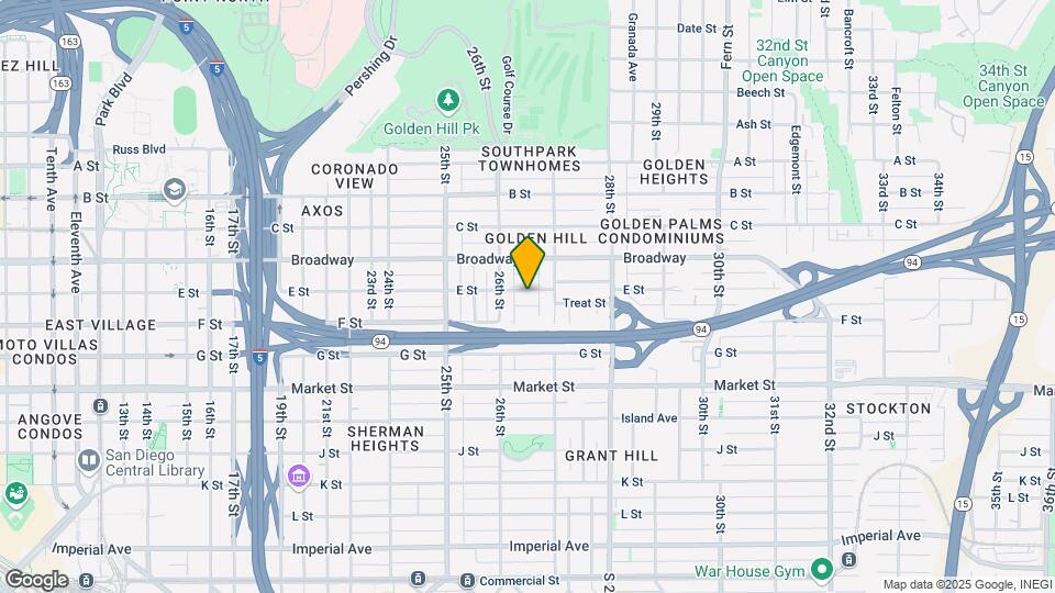 2645 E St Map and Location Details