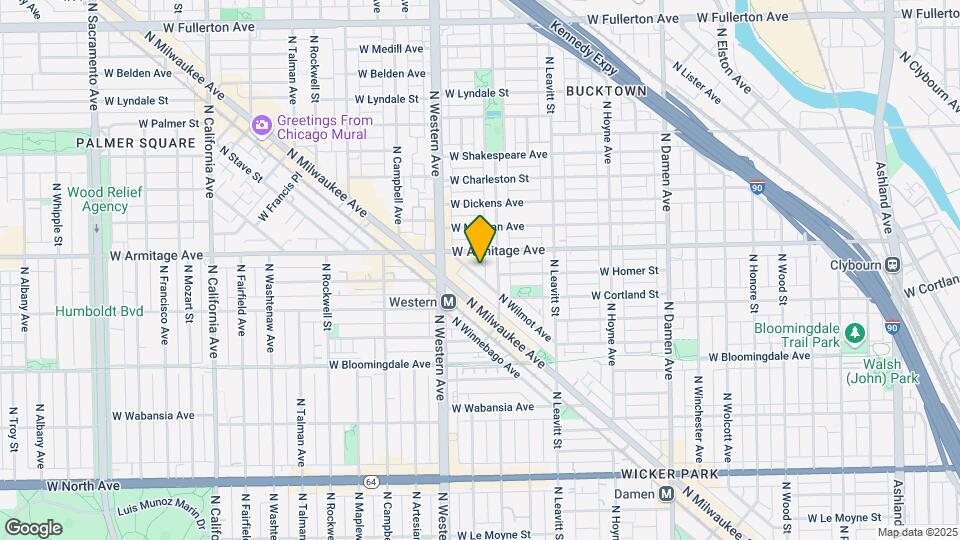 1939 N Wilmont St Map and Location Details