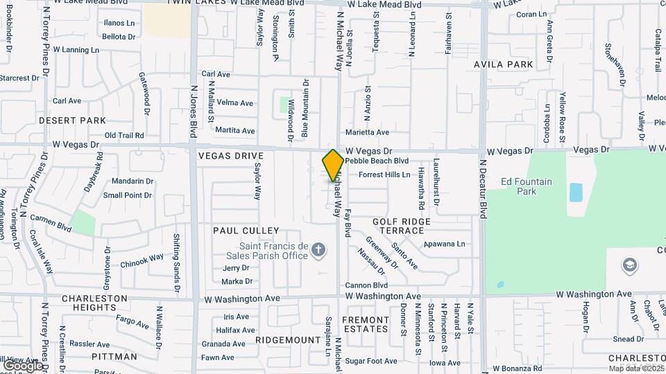 1401 N Michael Way Map and Location Details