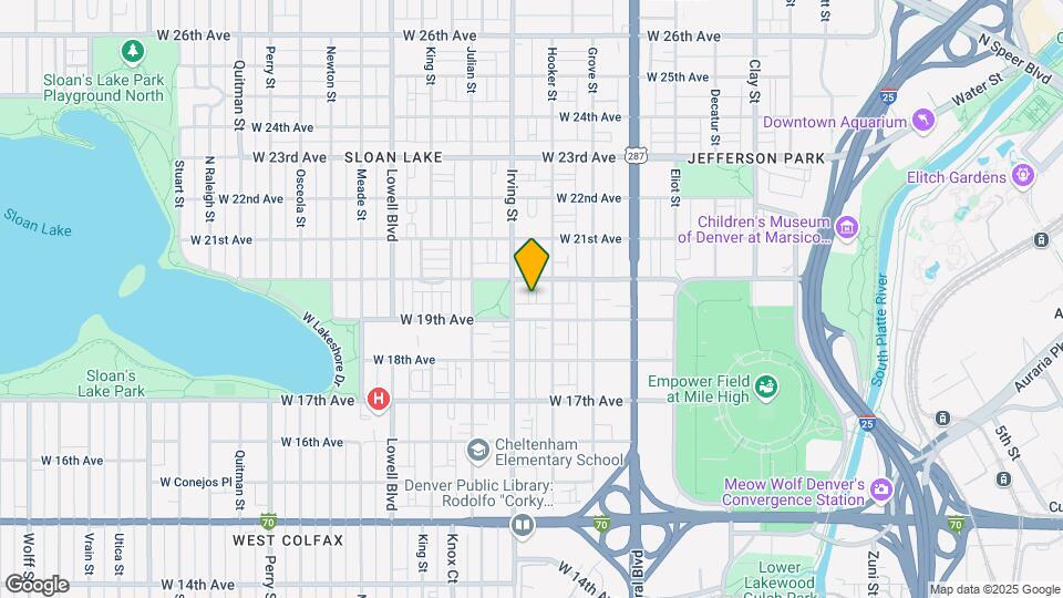 3228 W 20th Ave Map and Location Details