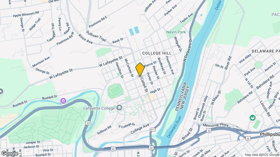 434 Cattell St Map and Location Details