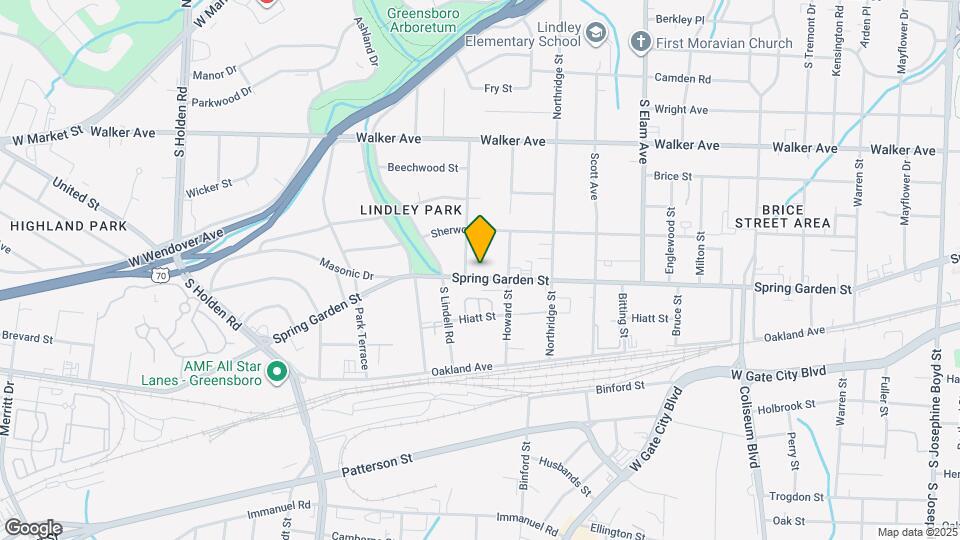 2514 Spring Garden St Map and Location Details