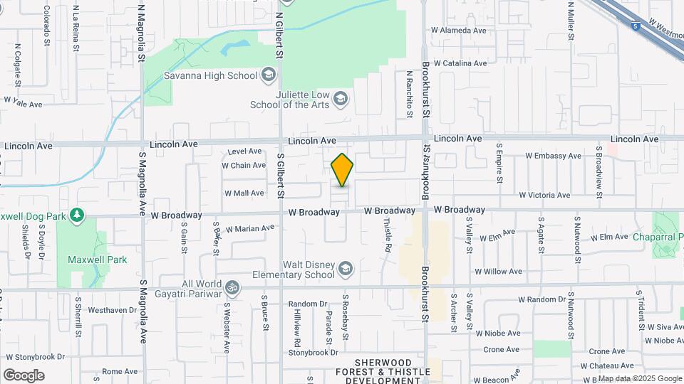 2317 W Broadway Map and Location Details