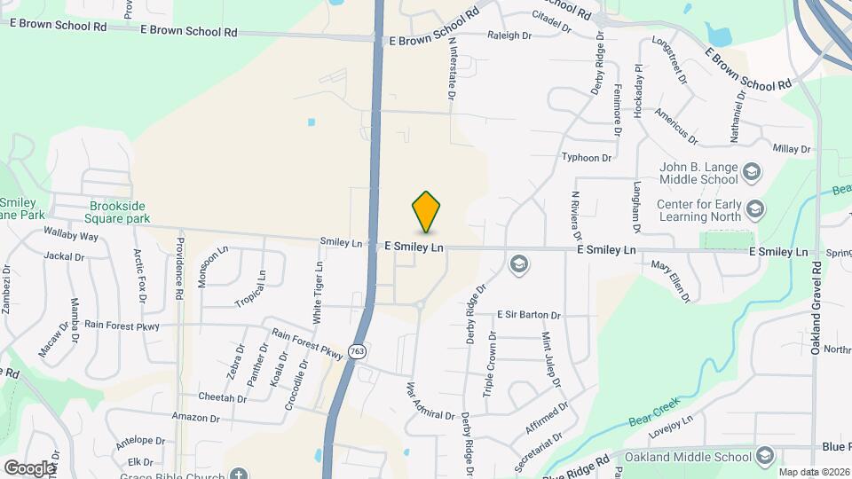 1213 E Smiley Ln Map and Location Details