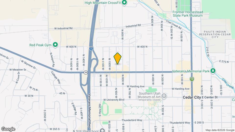 242 N 900 W, Unit A Map and Location Details