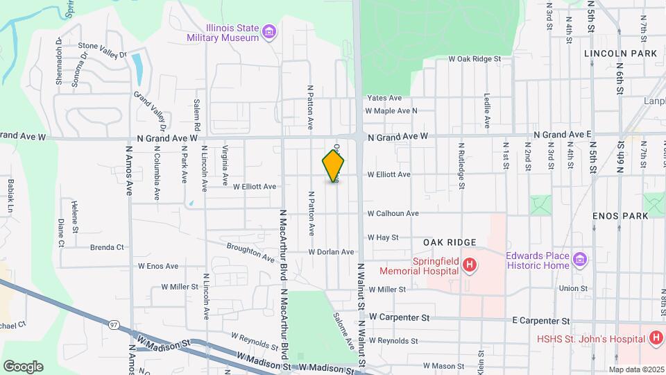 1039 Osburn Ave Map and Location Details