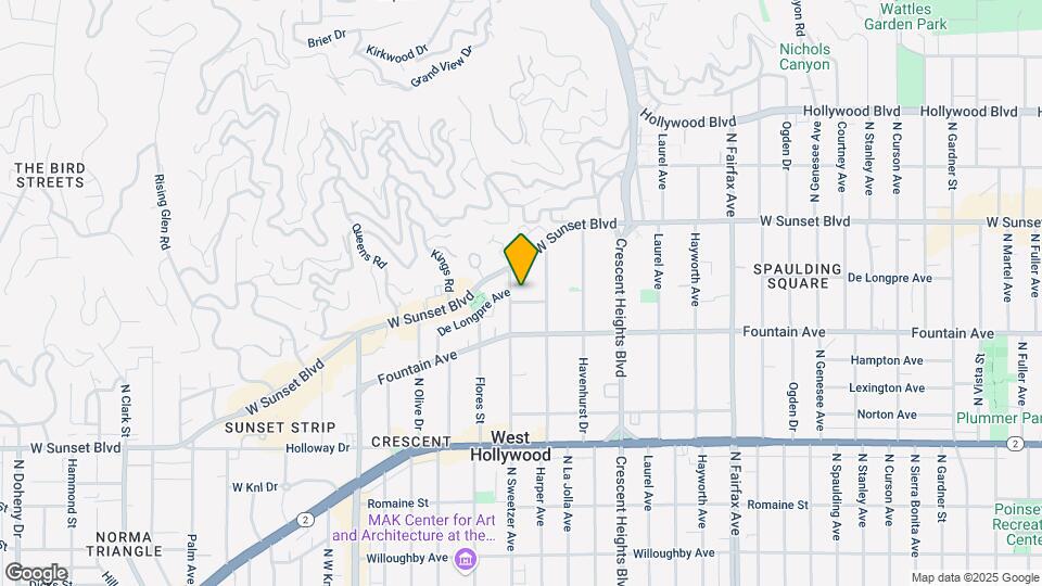 8231 De Longpre Ave Map and Location Details