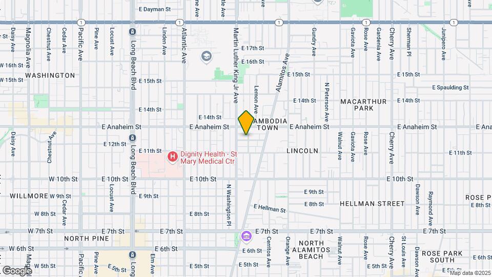 1203 Lewis Ave Map and Location Details
