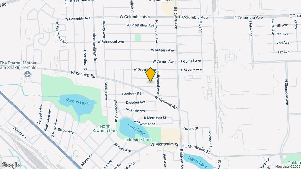 104 W Mansfield Ave Map and Location Details