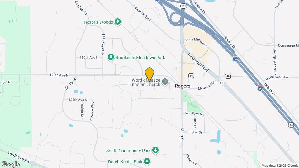 Autumn Trails of Rogers Map and Location Details