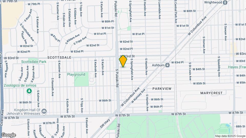 3938 W 84th St Map and Location Details