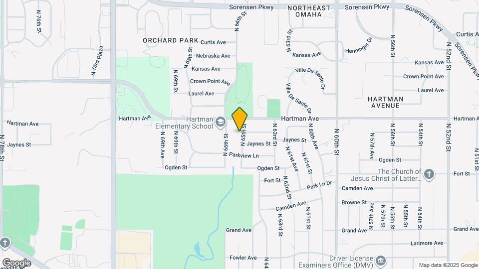 5538 N 65th St Map and Location Details