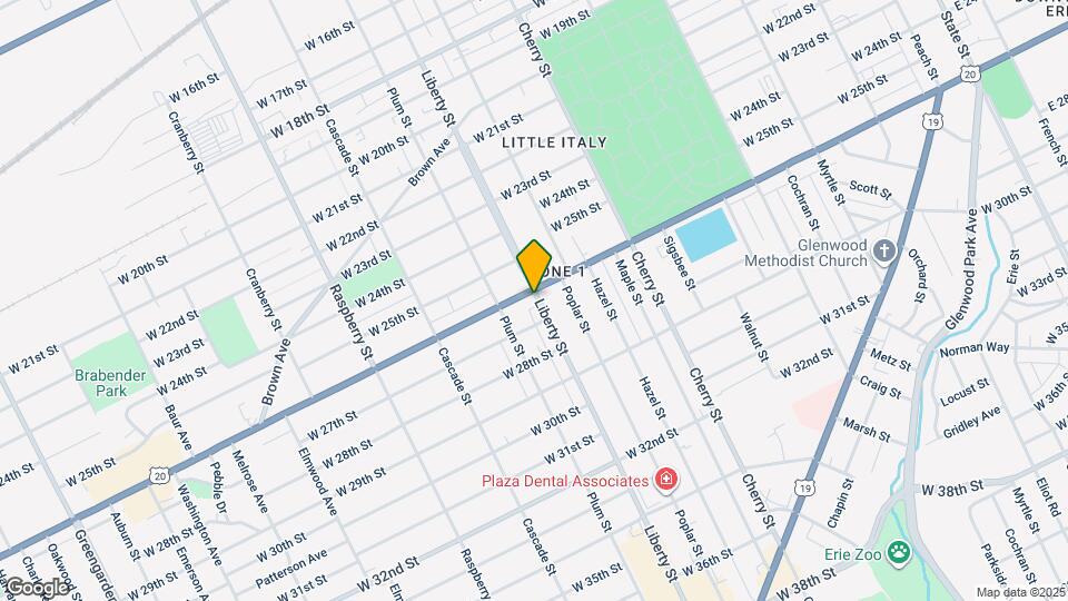 801 W 26th St Map and Location Details