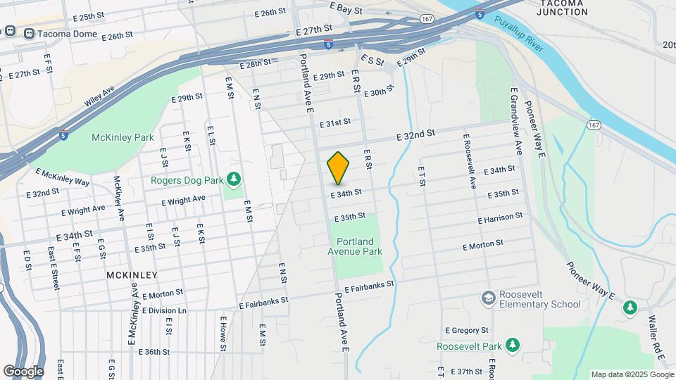 1619 E 34th St Map and Location Details