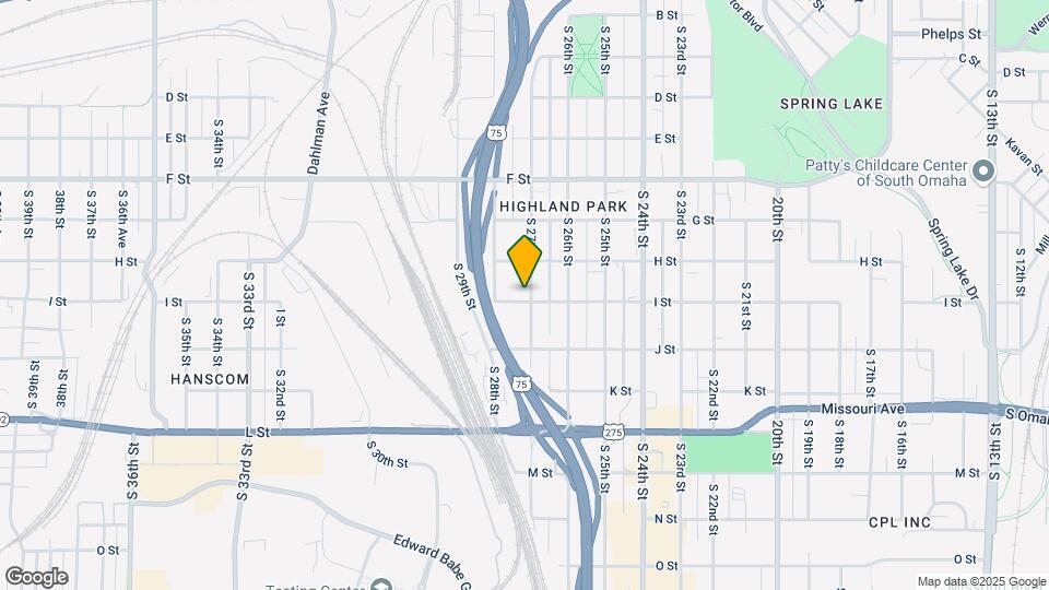 4334 S 27th St Map and Location Details