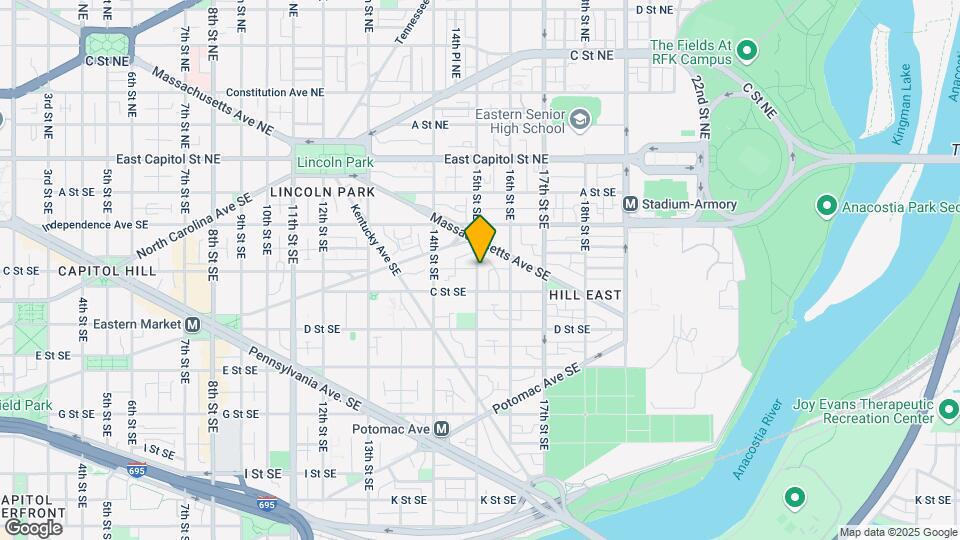 256 15th St SE Map and Location Details