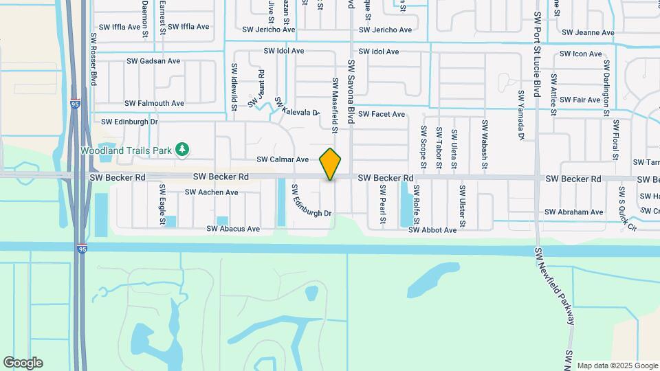 4610 SW Masefield St Map and Location Details