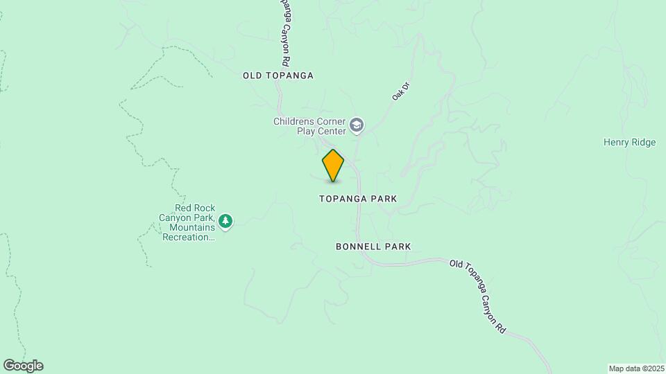 1417 Old Topanga Canyon Rd Map and Location Details